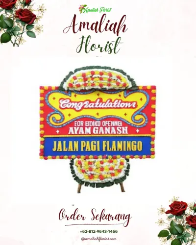 Bunga Papan Congratulation di Lemoe